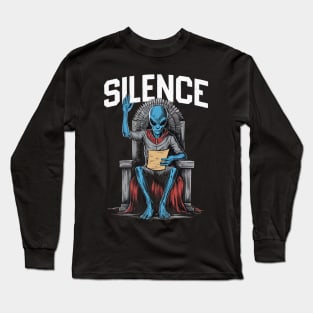 Alien Silence (King Baldwin) Long Sleeve T-Shirt